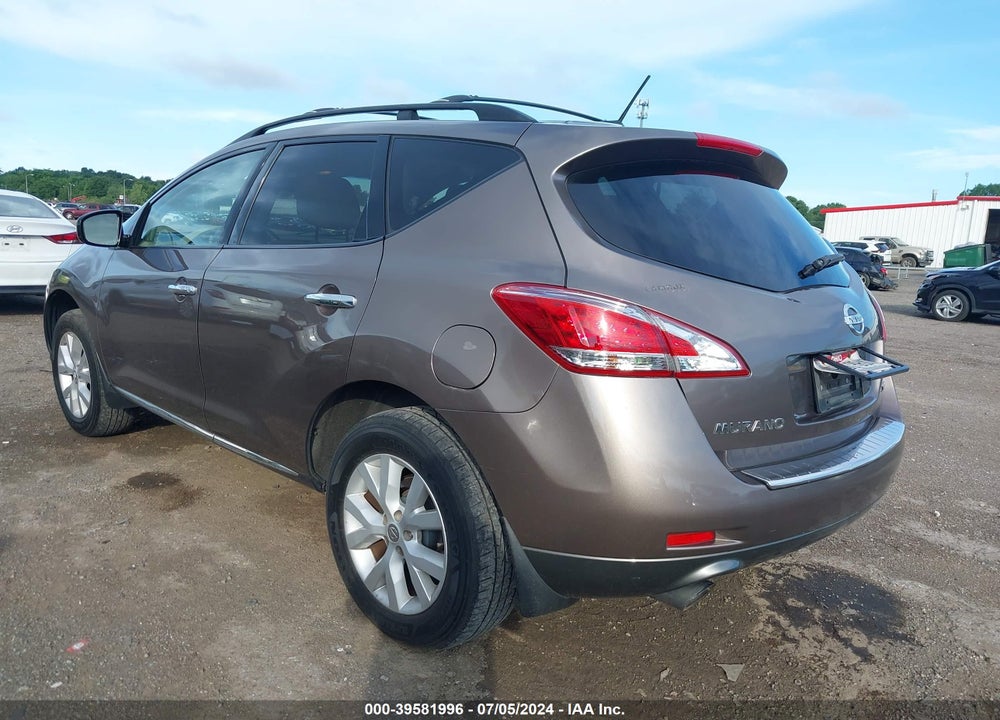 2011 NISSAN MURANO SL VIN: JN8AZ1MW8BW182405