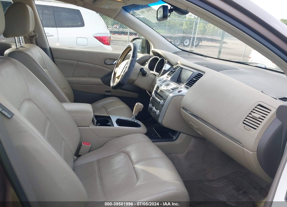 2011 NISSAN MURANO SL VIN: JN8AZ1MW8BW182405