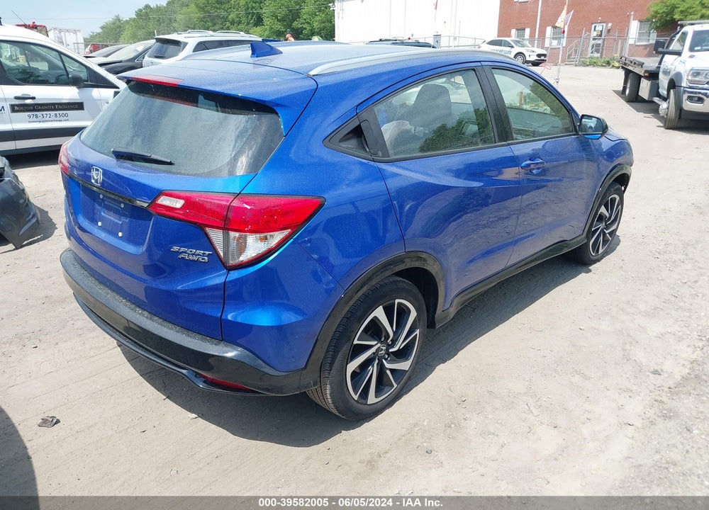 2020 HONDA HR-V AWD SPORT VIN: 3CZRU6H16LM731488