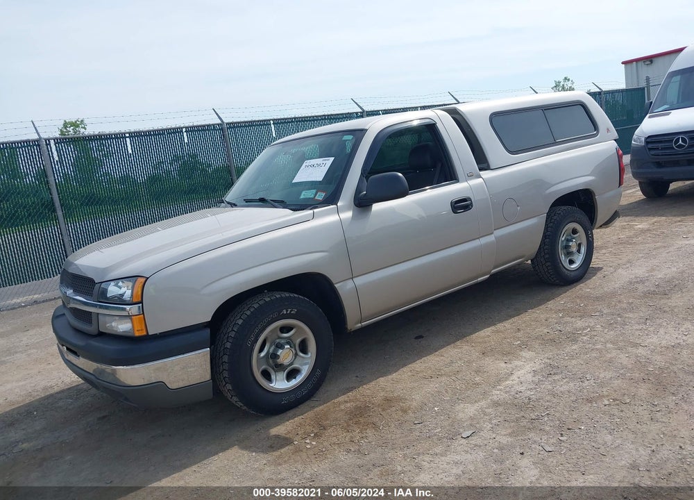 2004 CHEVROLET SILVERADO 1500 WORK TRUCK VIN: 1GCEC14X14Z301145
