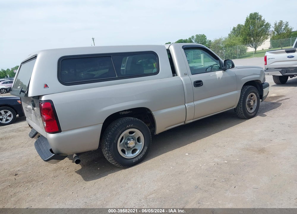 2004 CHEVROLET SILVERADO 1500 WORK TRUCK VIN: 1GCEC14X14Z301145