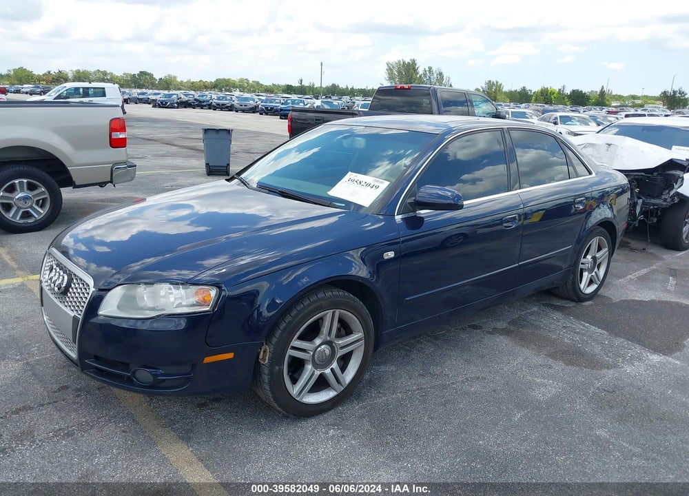 2006 AUDI A4 2.0T VIN: WAUDF78E26A230177