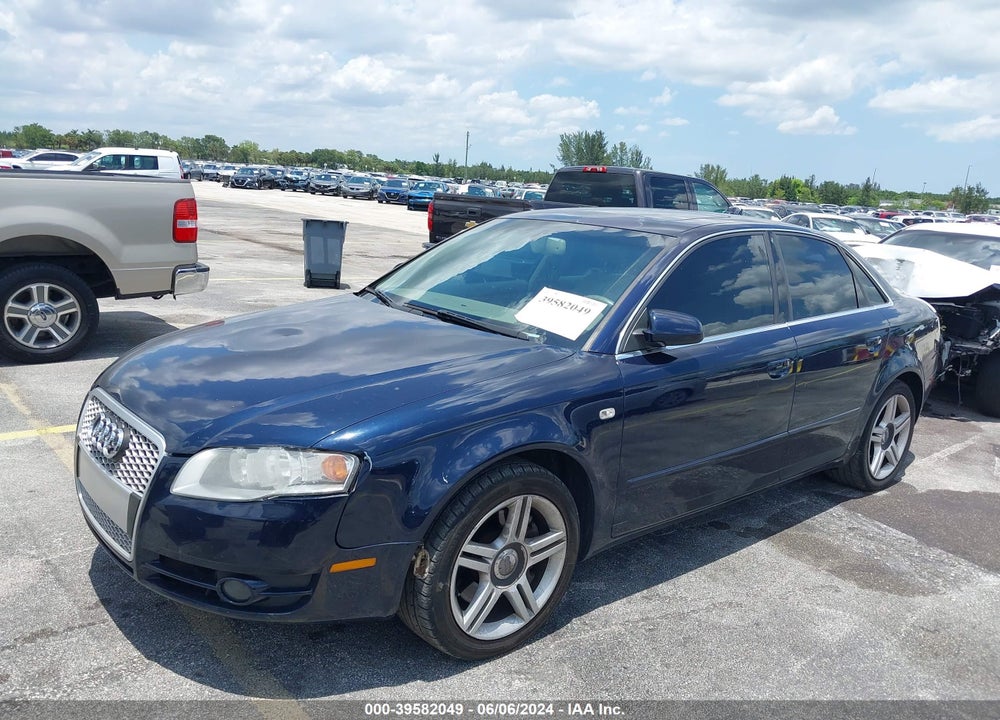 2006 AUDI A4 2.0T VIN: WAUDF78E26A230177