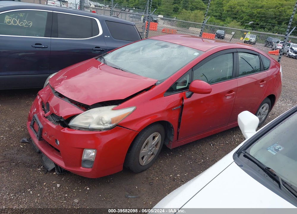 2010 TOYOTA PRIUS IV VIN: JTDKN3DU6A0123800