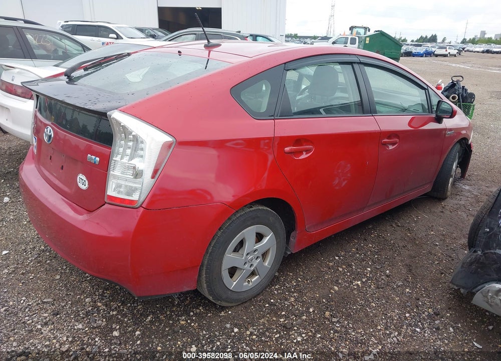 2010 TOYOTA PRIUS IV VIN: JTDKN3DU6A0123800