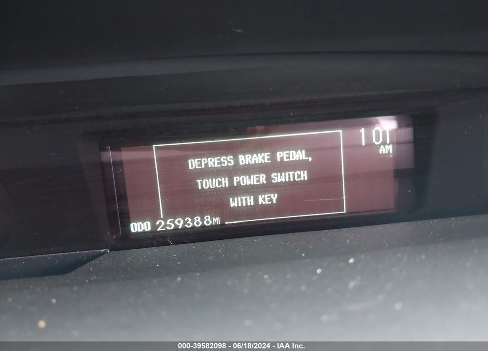 2010 TOYOTA PRIUS IV VIN: JTDKN3DU6A0123800