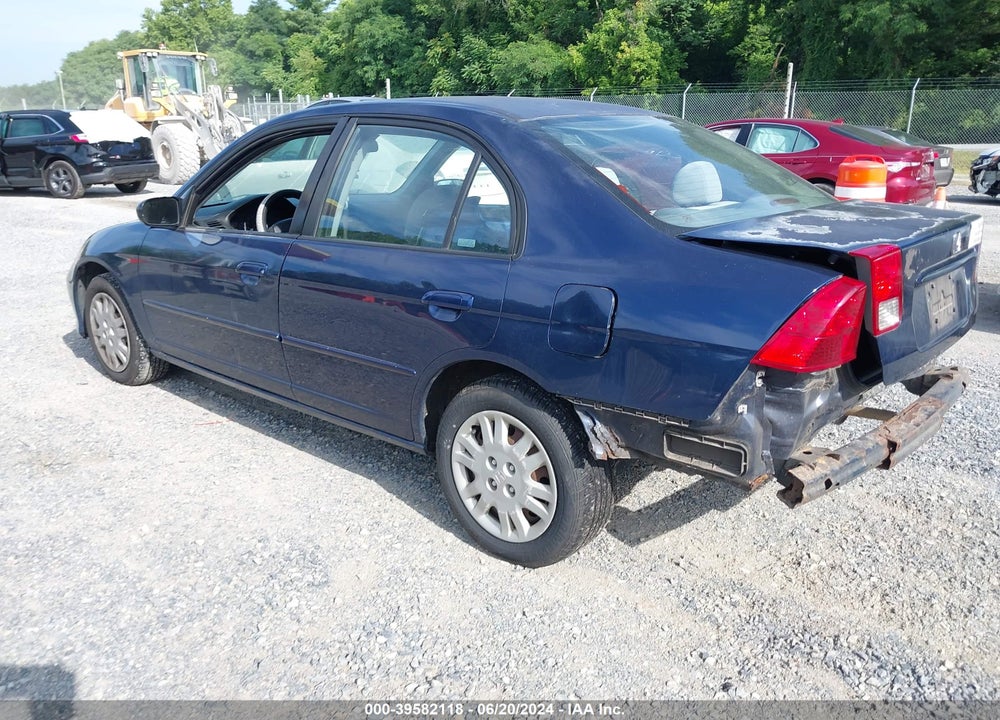 2004 HONDA CIVIC LX VIN: 2HGES16504H587599