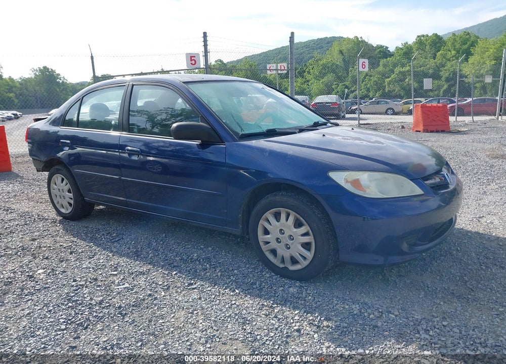 2004 HONDA CIVIC LX VIN: 2HGES16504H587599