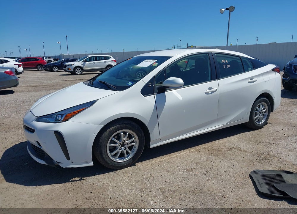 2021 TOYOTA PRIUS LE VIN: JTDKAMFU1M3143356