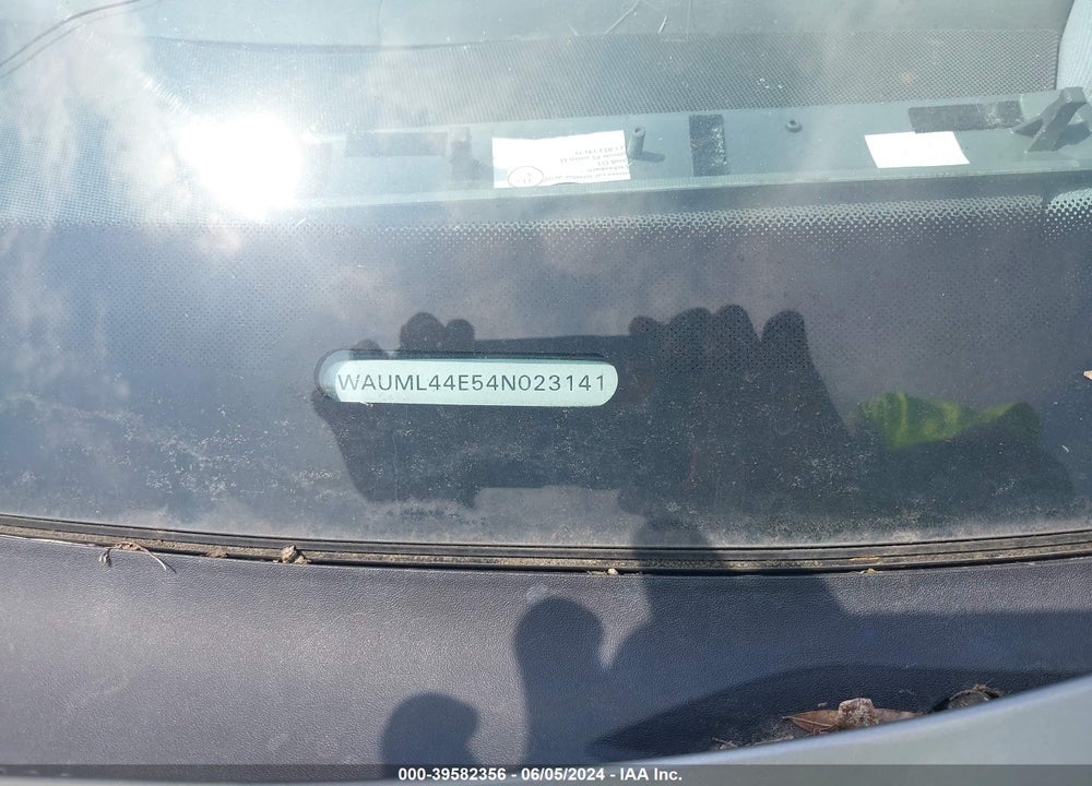 2004 AUDI A8 L 4.2 VIN: WAUML44E54N023141