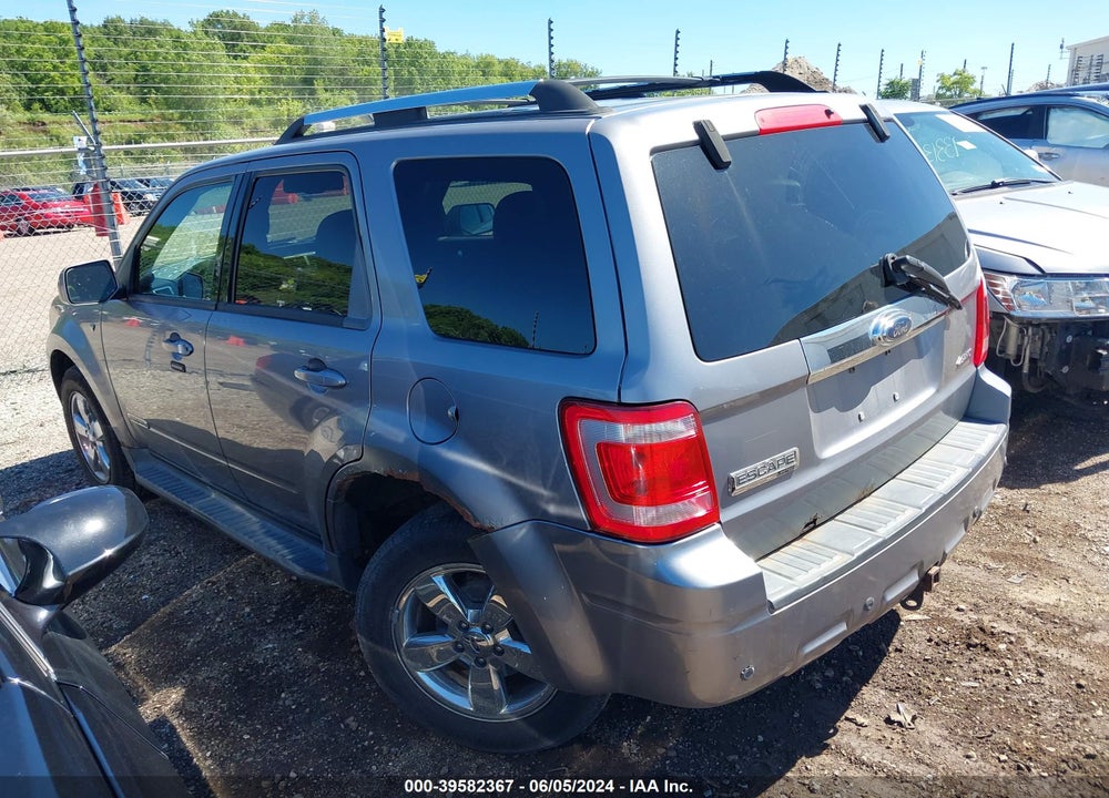 2008 FORD ESCAPE LIMITED VIN: 1FMCU94108KE66810