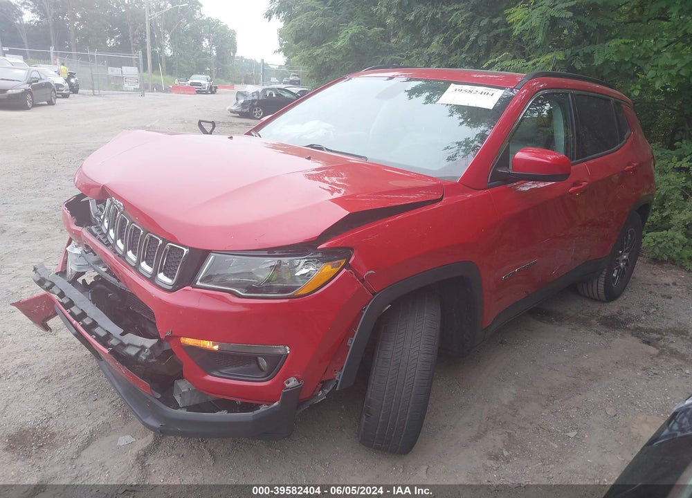 2018 JEEP COMPASS SUN AND WHEEL FWD VIN: 3C4NJCBB0JT495226
