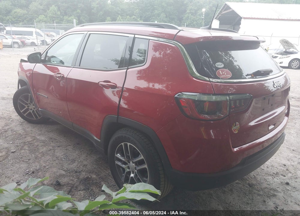 2018 JEEP COMPASS SUN AND WHEEL FWD VIN: 3C4NJCBB0JT495226