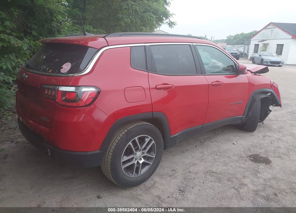 2018 JEEP COMPASS SUN AND WHEEL FWD VIN: 3C4NJCBB0JT495226
