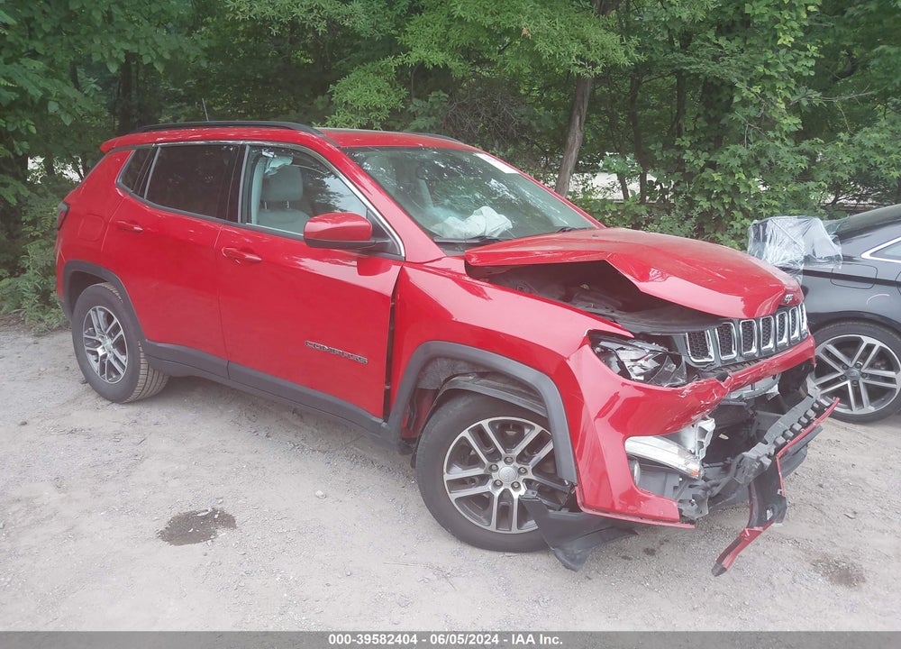 2018 JEEP COMPASS SUN AND WHEEL FWD VIN: 3C4NJCBB0JT495226