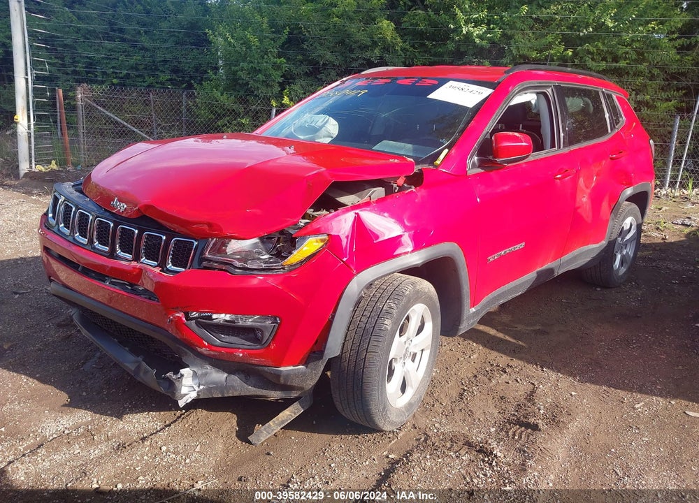2018 JEEP COMPASS LATITUDE 4X4 VIN: 3C4NJDBB3JT308096