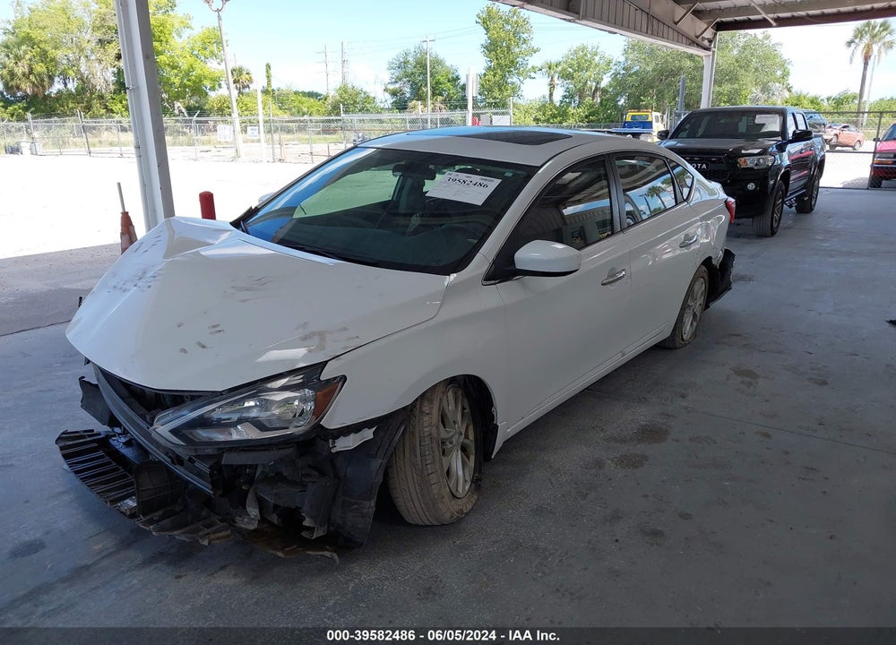2018 NISSAN SENTRA SV VIN: 3N1AB7APXJY283648