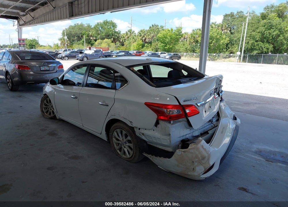 2018 NISSAN SENTRA SV VIN: 3N1AB7APXJY283648