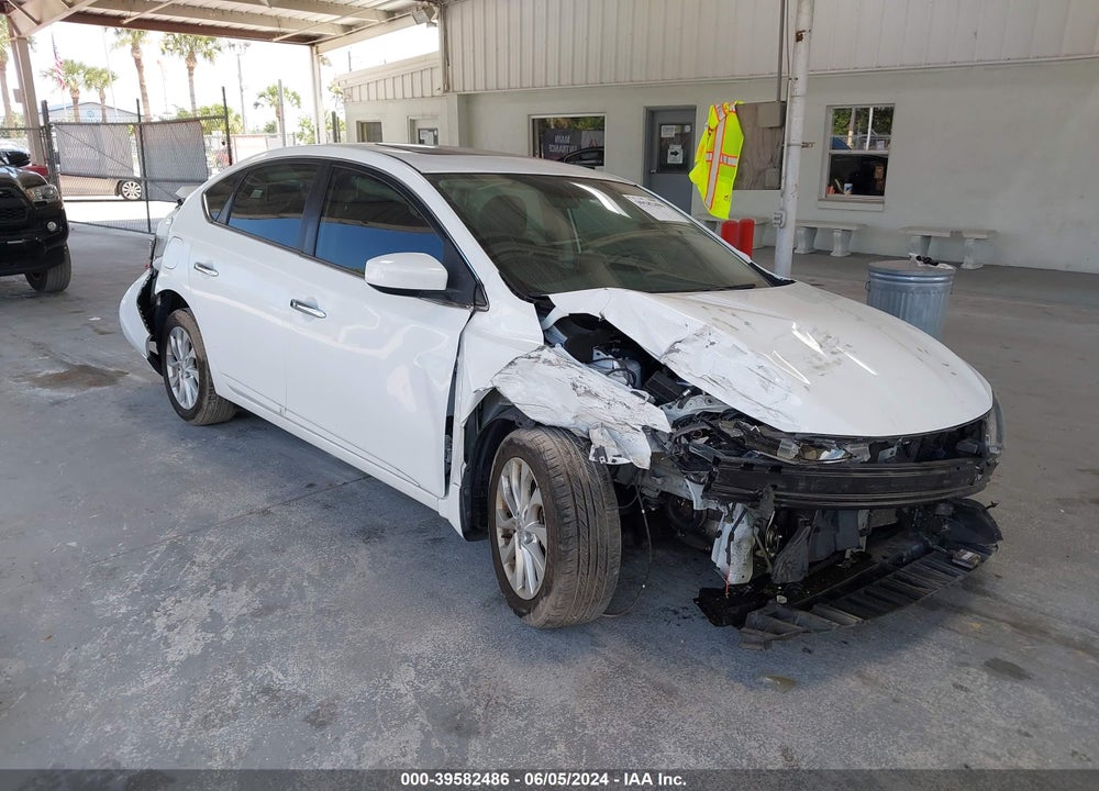 2018 NISSAN SENTRA SV VIN: 3N1AB7APXJY283648