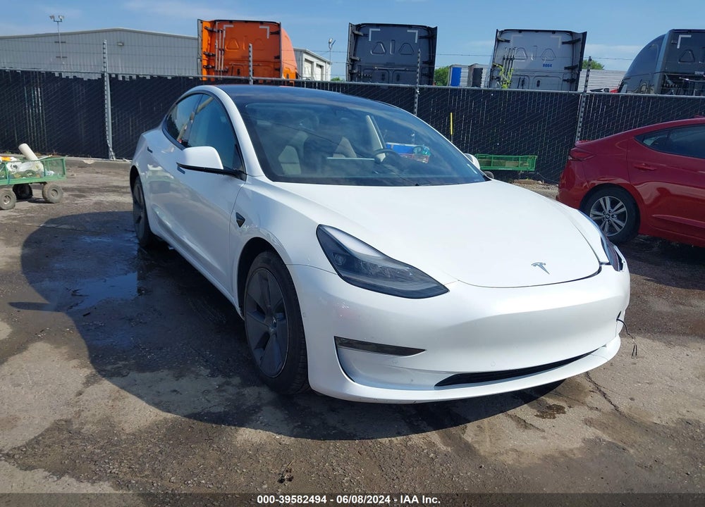 2021 TESLA MODEL 3 LONG RANGE DUAL MOTOR ALL-WHEEL DRIVE VIN: 5YJ3E1EB3MF068623