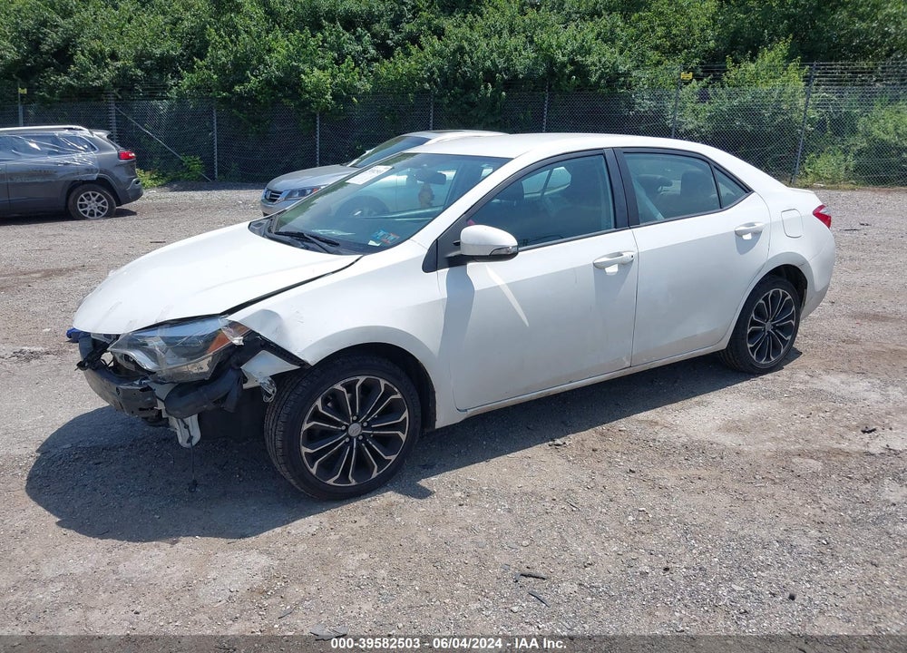 2016 TOYOTA COROLLA S PLUS VIN: 2T1BURHE3GC550455