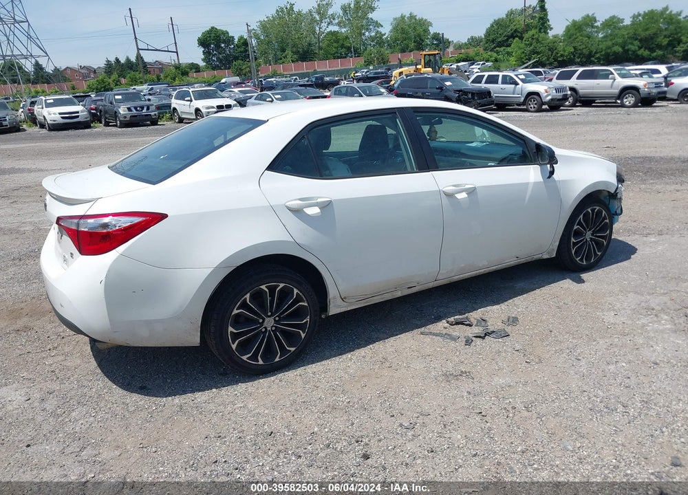 2016 TOYOTA COROLLA S PLUS VIN: 2T1BURHE3GC550455