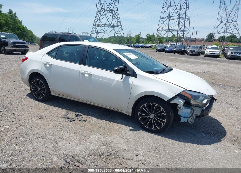 2016 TOYOTA COROLLA S PLUS VIN: 2T1BURHE3GC550455