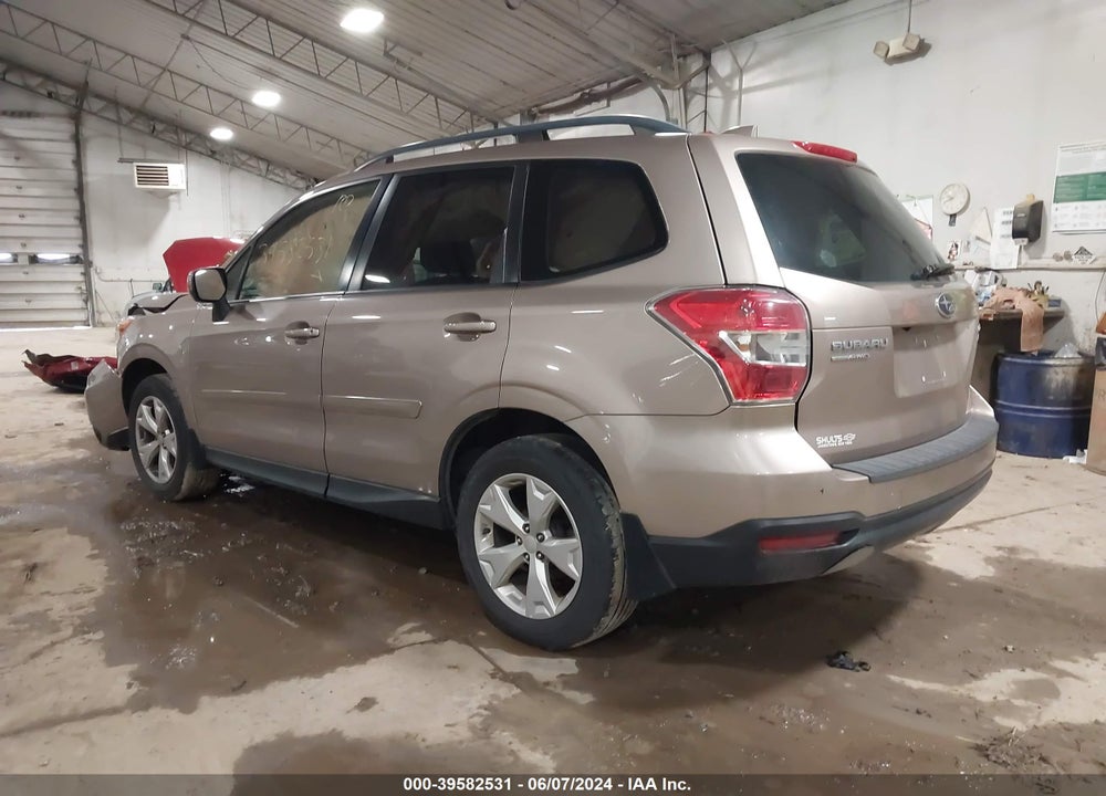 2016 SUBARU FORESTER 2.5I PREMIUM VIN: JF2SJADC6GH549103