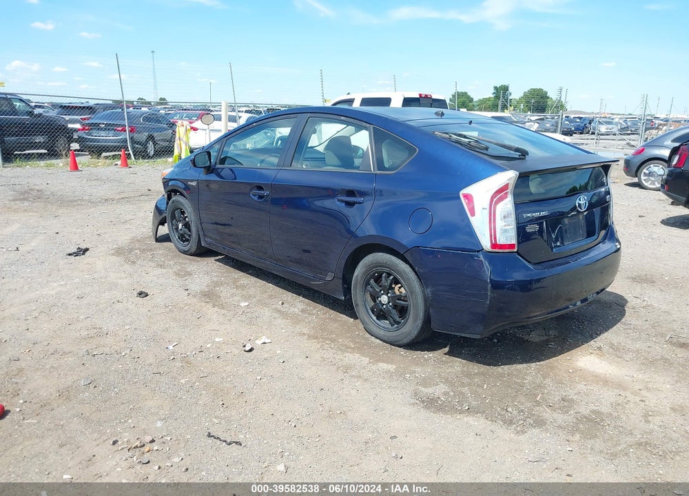 2013 TOYOTA PRIUS TWO VIN: JTDKN3DU2D1644379