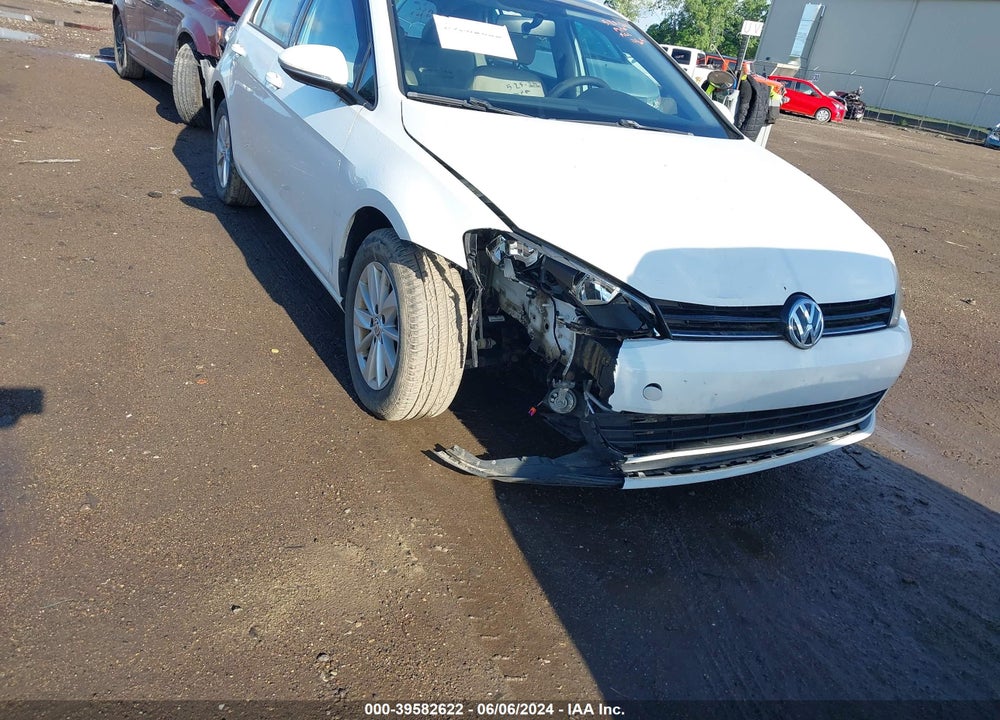 2015 VOLKSWAGEN GOLF TSI S 4-DOOR VIN: 3VW217AU2FM015764