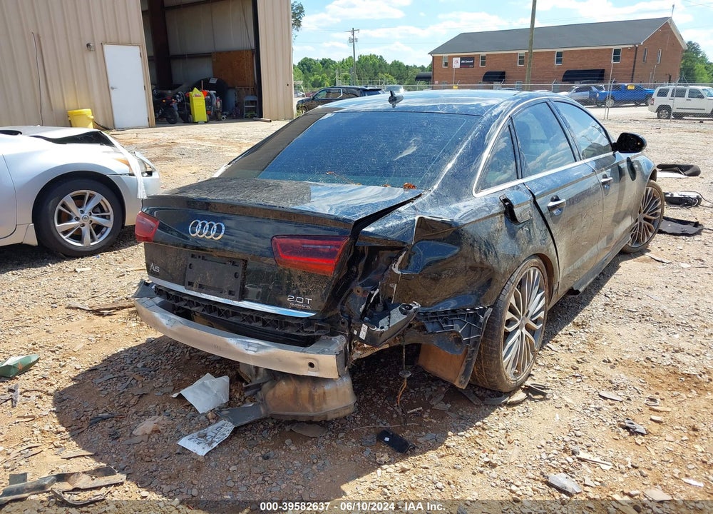 2016 AUDI A6 2.0T PREMIUM PLUS VIN: WAUGFAFC6GN011597