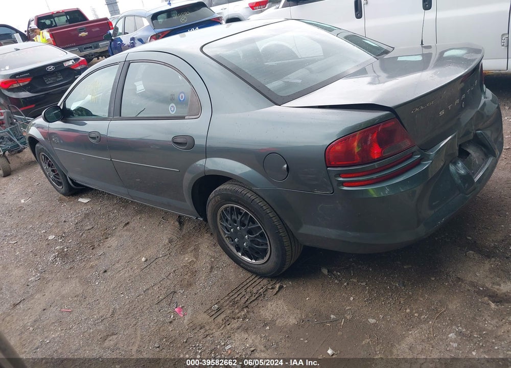 2003 DODGE STRATUS SE VIN: 1B3EL36X73N516917