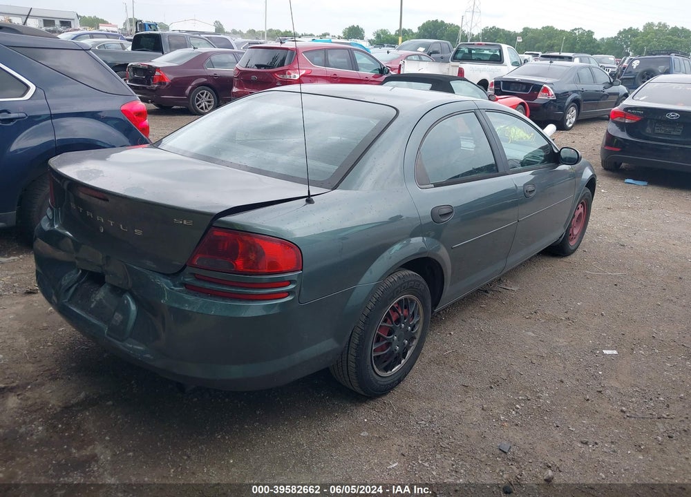 2003 DODGE STRATUS SE VIN: 1B3EL36X73N516917