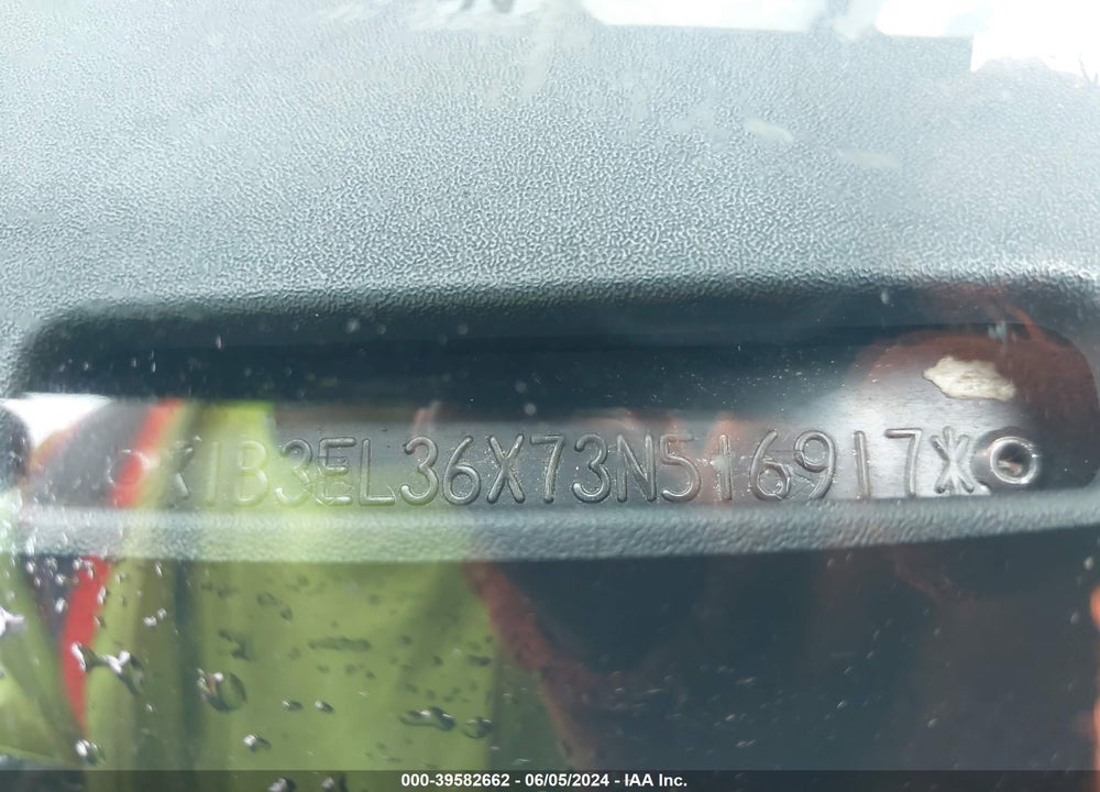 2003 DODGE STRATUS SE VIN: 1B3EL36X73N516917