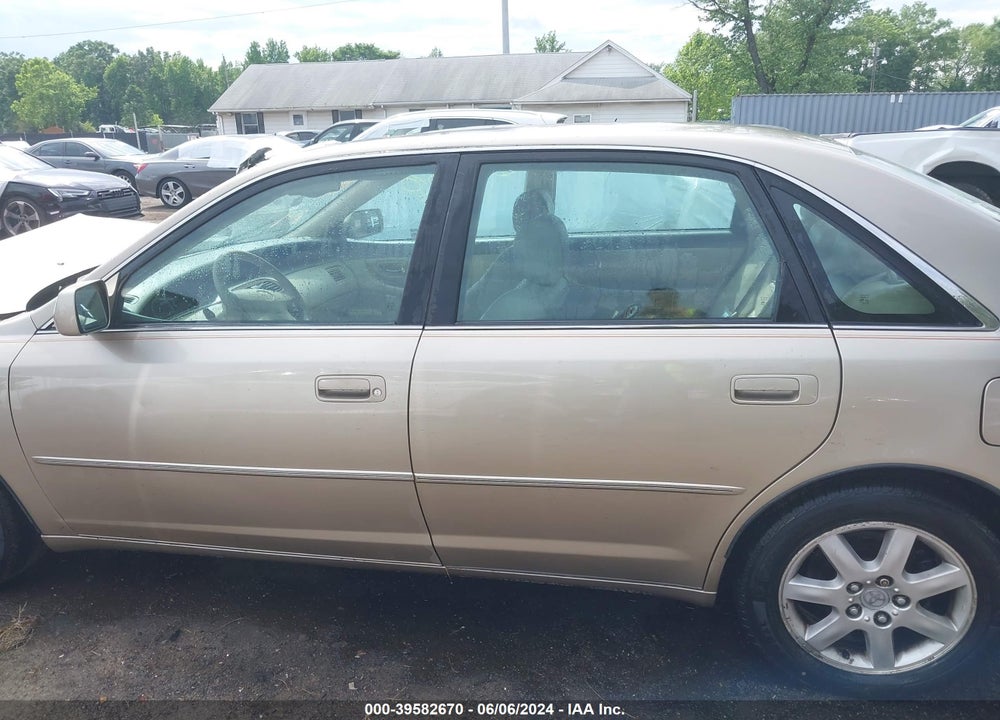 2000 TOYOTA AVALON XLS VIN: 4T1BF28BXYU106349