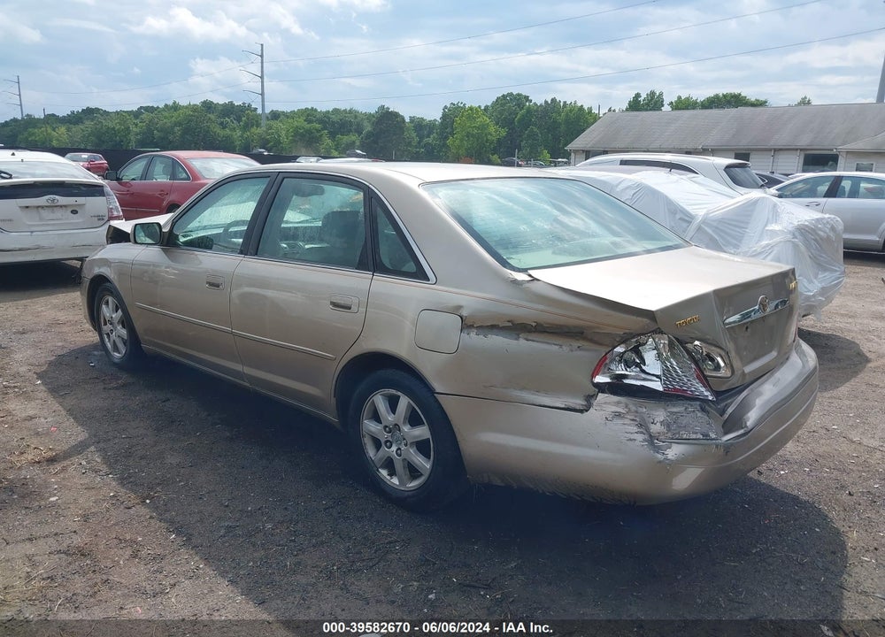 2000 TOYOTA AVALON XLS VIN: 4T1BF28BXYU106349