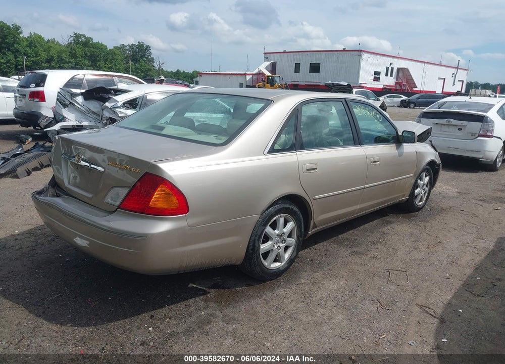 2000 TOYOTA AVALON XLS VIN: 4T1BF28BXYU106349