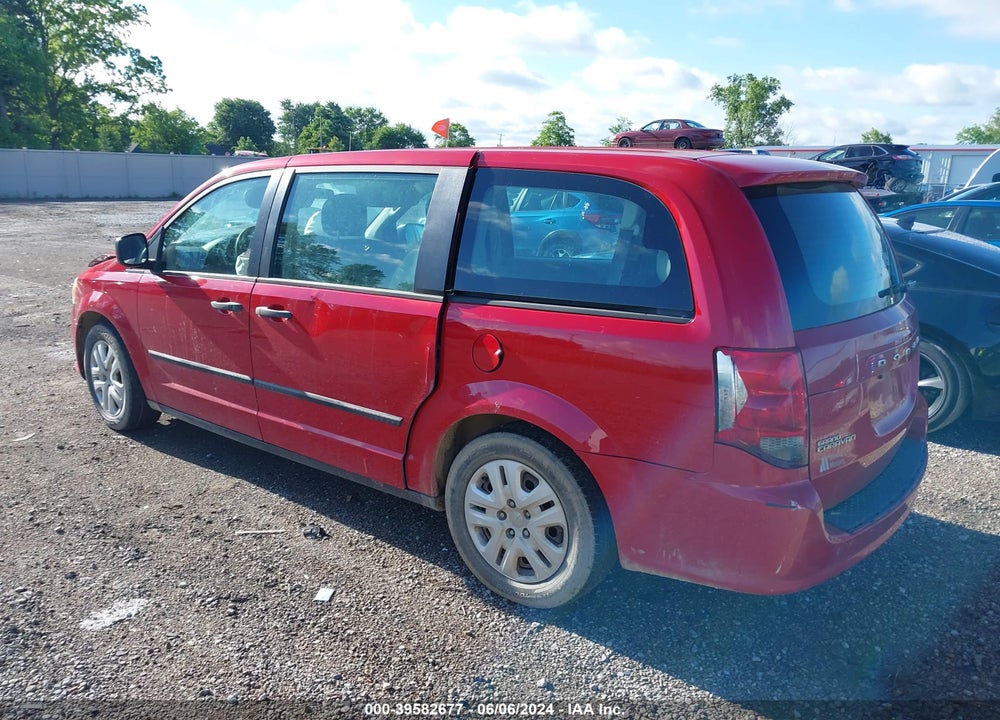 2013 DODGE GRAND CARAVAN AMERICAN VALUE PKG VIN: 2C4RDGBG2DR716425