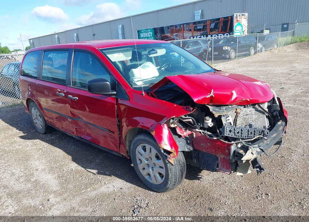 2013 DODGE GRAND CARAVAN AMERICAN VALUE PKG VIN: 2C4RDGBG2DR716425