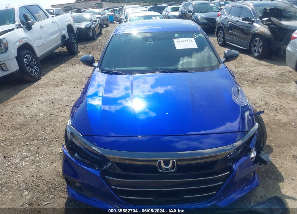 2022 HONDA ACCORD SPORT VIN: 1HGCV1F30NA090145