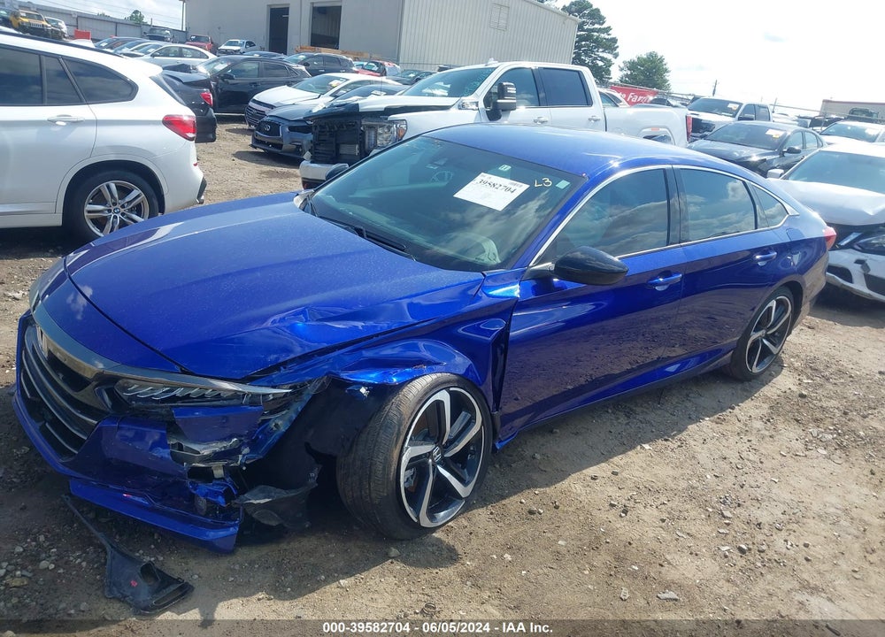 2022 HONDA ACCORD SPORT VIN: 1HGCV1F30NA090145