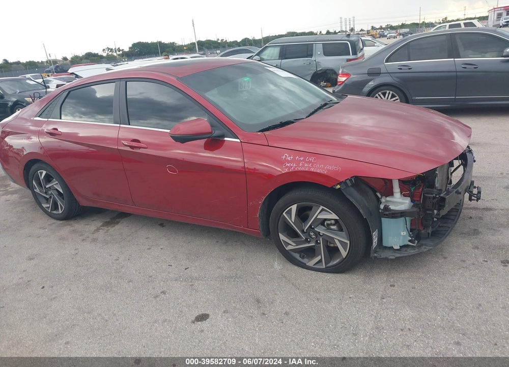2024 HYUNDAI ELANTRA LIMITED VIN: KMHLP4DG2RU673784
