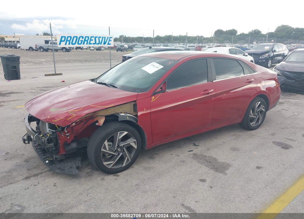 2024 HYUNDAI ELANTRA LIMITED VIN: KMHLP4DG2RU673784