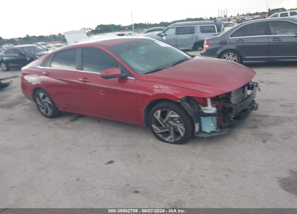 2024 HYUNDAI ELANTRA LIMITED VIN: KMHLP4DG2RU673784