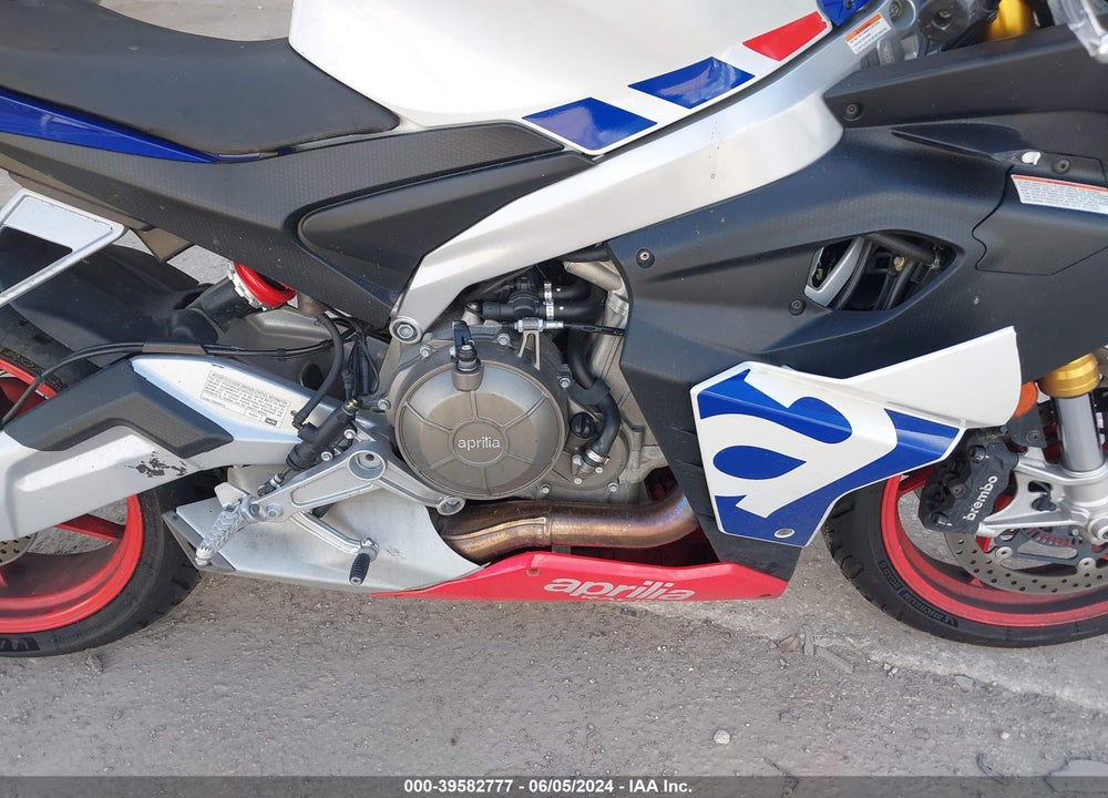 2022 APRILIA RS 660 FACTORY LIMITED EDITION VIN: ZD4KSUP08NS000280