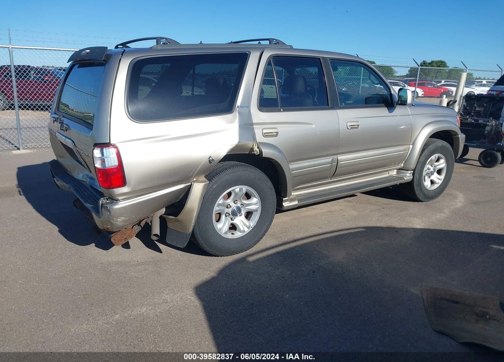 2002 TOYOTA 4RUNNER LIMITED V6 VIN: JT3HN87RX29072222