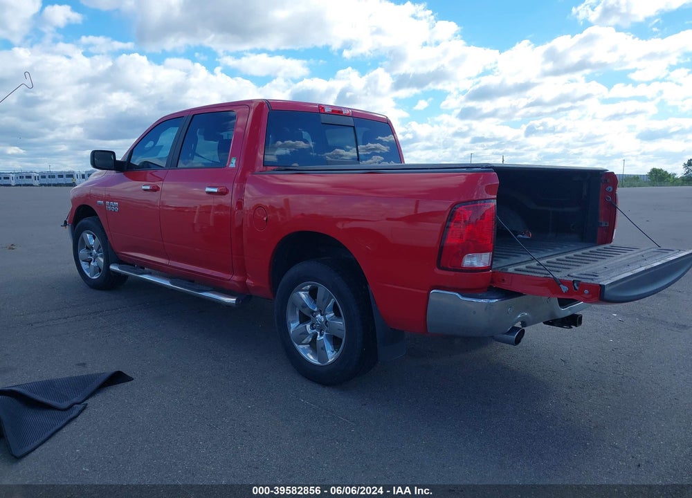 2017 RAM 1500 BIG HORN 4X4 5'7 BOX VIN: 3C6RR7LT1HG649350