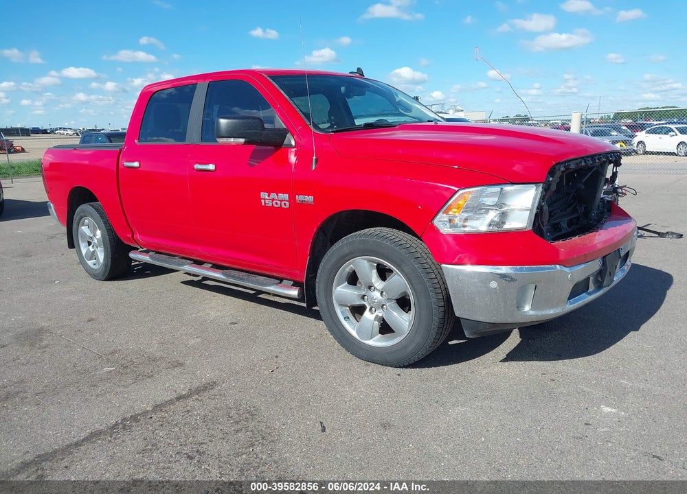 2017 RAM 1500 BIG HORN 4X4 5'7 BOX VIN: 3C6RR7LT1HG649350