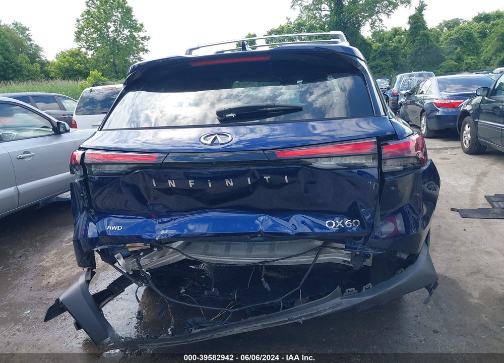 2022 INFINITI QX60 SENSORY AWD VIN: 5N1DL1GS2NC332934