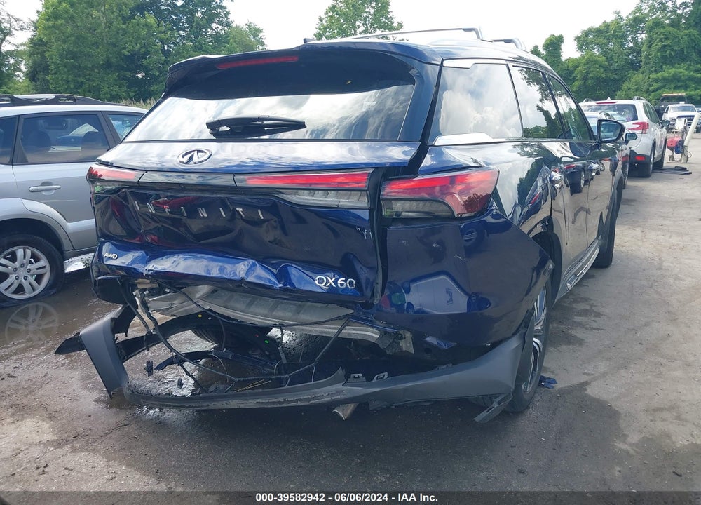 2022 INFINITI QX60 SENSORY AWD VIN: 5N1DL1GS2NC332934